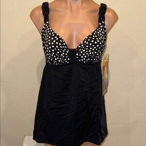 NWT Great Length one piece swimsuit swim dress size 8